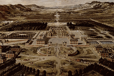 凡尔赛宫图，现藏于凡尔赛美术馆。（维基百科公共领域）