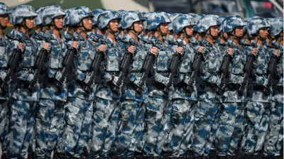 中共解放军（图片来源：Getty Images）