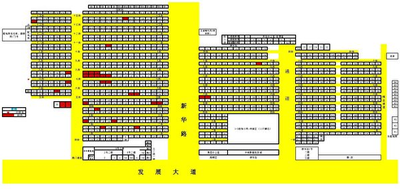 大纪元独家披露，中国疾控中心提交中共卫健委的《华南海鲜市场阳性环境标本分布图》。（大纪元）