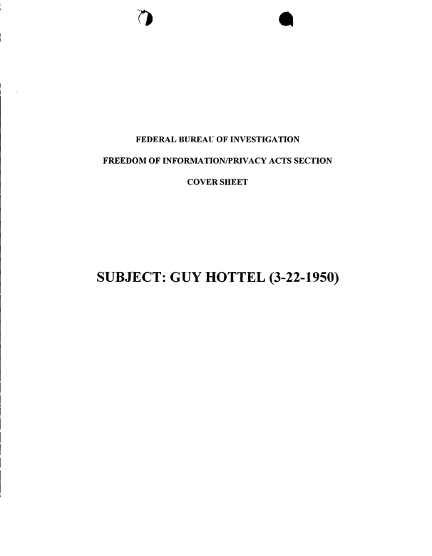 2011年美国联邦调查局（Federal Bureau of Investigation，简称FBI）将一批陈年文件解密上网（vault.fbi.gov），最瞩目的是一份由华盛顿办事处负责人赫特在1950年写给局长、题为“飞碟”的官方备忘录。