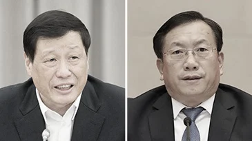 湖北省委书记应勇（左）和湖北省长王忠林（右）。（网络图片） 